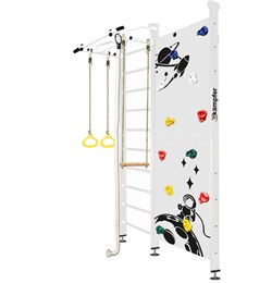 Шведская стенка Kampfer Jungle Ceiling Boy [№6 Жемчужный Стандарт белый турник] Jungle Ceiling Boy №6 Стандарт белый турник