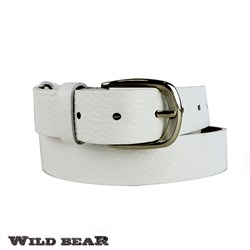 Ремень WILD BEAR RM-046 White (125 см) 4a604729-775a-11f0-0a80-05c2000e1d66