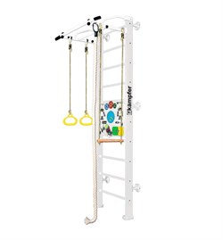 Шведская стенка Kampfer Helena Wall Busyboard [№6 Жемчужный Стандарт Бизиборд белый] 15239