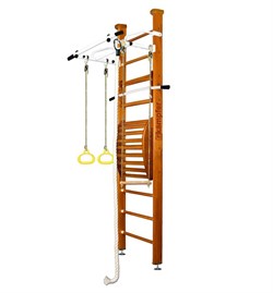 Шведская стенка Kampfer Helena Maxi Ceiling (№3 Классический Стандарт белый турник) 15108