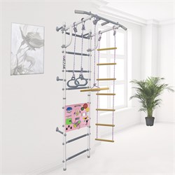 Шведская стенка Midzumi Banji Kabe Busyboard [снежный барс и бизиборд розовый] 15867