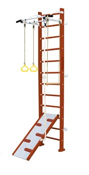Шведская стенка Kampfer Ride Wall [№4 Вишневый Высота 3 м белый турник] Ride Wall-12