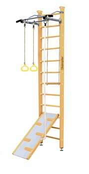 Шведская стенка Kampfer Ride Ceiling [№1 Натуральный Высота 3 м белый антик турник] Ride Ceiling-1