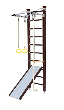 Шведская стенка Kampfer Ride Ceiling [№5 Шоколадный Стандарт белый турник] Ride Ceiling-19