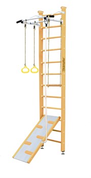 Шведская стенка Kampfer Ride Ceiling [№1 Натуральный Высота 3 м белый турник] Ride Ceiling-2