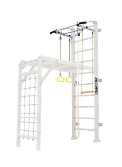 Шведская стенка Kampfer Union Wall [№6 Жемчужный Стандарт белый турник] Union Wall