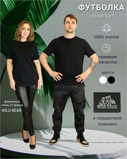 Футболка мужская с коротким рукавом RF-001, цвет черный, размер M 11442