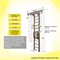 Шведская стенка Kampfer Wooden ladder Maxi Wall [№2 Ореховый Стандарт белый] Wooden ladder Maxi Wall-4