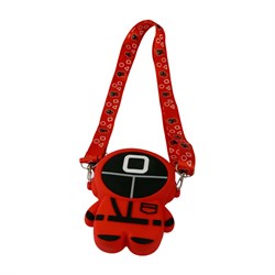 Сумка-кошелек детская силиконовая Squid Game [красный] Squid Game