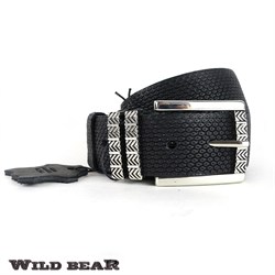 Ремень WILD BEAR RM-028 Black (125 см) 498d9b98-775a-11f0-0a80-05c2000e1c84