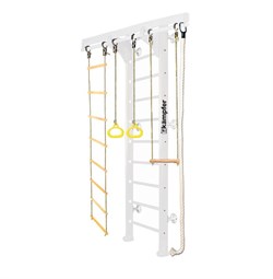 Шведская стенка Kampfer Wooden Ladder Wall [№6 Жемчужный Стандарт белый] 15772
