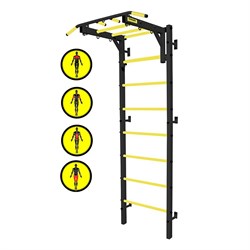 Профессиональная шведская стенка Kampfer Fort Professional [черный/желтый] Fort Professional