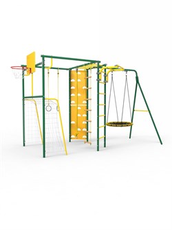 УДСК-7.2 Rokids Атлет-К с качелями [Зеленый-желтый с качелями гнездо] 24024