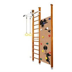 Шведская стенка Kampfer Jungle Ceiling Girl [№3 Классический Высота 3 м белый турник] [№3 Классический Высота 3 м белый турник]