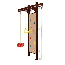 Спортивно-игровой комплекс Kampfer Swift Wall [№5 Шоколадный Стандарт] Swift Wall №5 Шоколадный Стандарт