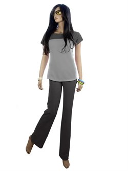 Футболка женская для фитнеса Kampfer Gray, S nan-89