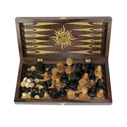 Игра 3в1 Kampfer Chess 3in1 Big Sunset KS-395