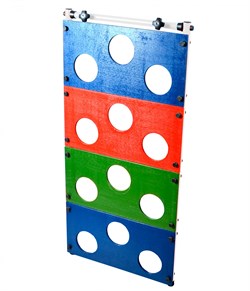 Модуль деревянный лаз №2 Формула здоровья  [белый радуга] деревянный лаз №2