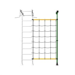 Комплект стойка распорная с канатным лазом ДСКМ-1-8.02-45 [зеленый/желтый] ДСКМ-1-8.02-45_зеленый