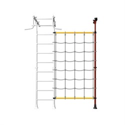 Комплект стойка распорная с канатным лазом ДСКМ-1-8.02-45 [красный/желтый] ДСКМ-1-8.02-45_красный