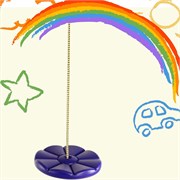 Пластиковые качели-диск Лиана Kampfer S04-112 (Синий) S04-112_blue