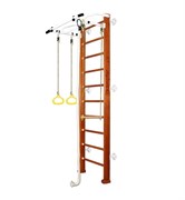 Шведская стенка Kampfer Helena Wall (№4 Вишневый Стандарт белый турник) 15170