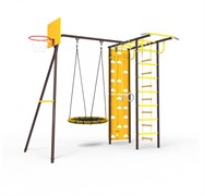 УДСК-6.1 Rokids Тарзан Мини с качелями [Шоколад-желтый с качелями гнездо] 24348