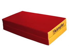 Kampfer Classic Мат №4 (100 х 100 х 10) складной - винилискожа [красный/желтый] 872