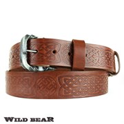 Ремень WILD BEAR RM-047 Light-brown (125 см) 4a63cb90-775a-11f0-0a80-05c2000e1d6a