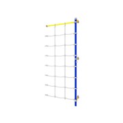 ROMANA Комплект стойка с канатным лазом пристенная ДСКМ-1С-8.18-45 [синяя слива] ДСКМ-1С-8.18-45 синяя слива
