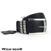 Ремень WILD BEAR RM-028 Black (140 см) 4994f10b-775a-11f0-0a80-05c2000e1c8b