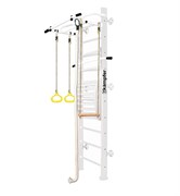 Шведская стенка Kampfer Helena Maxi Wall (№6 Жемчужный Стандарт белый турник) 15149