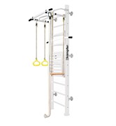 Шведская стенка Kampfer Helena Maxi Wall (№6 Жемчужный Стандарт белый антик турник) 15148