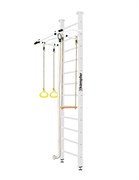 Шведская стенка Kampfer Helena Ceiling (№6 Жемчужный Высота 3 м белый турник) 15027