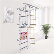 Шведская стенка Midzumi Banji Kabe Busyboard [снежный барс и бизиборд розовый] 15867