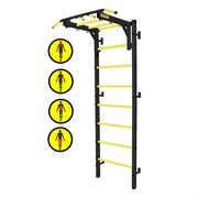 Профессиональная шведская стенка Kampfer Fort Professional [черный/желтый] Fort Professional