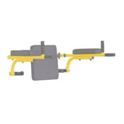 Брусья откидные со спинкой Midzumi Heikobo [лимонный пай] 1512