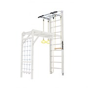 Шведская стенка Kampfer Union Ceiling [№6 Жемчужный Стандарт белый турник] 15610