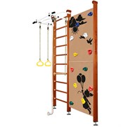 Шведская стенка Kampfer Jungle Ceiling Girl [№4 Вишневый Стандарт белый турник] Jungle Ceiling Girl-7