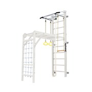 Шведская стенка Kampfer Union Wall [№6 Жемчужный Стандарт белый турник] 15639