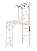 Шведская стенка Kampfer Union Ceiling [№6 Жемчужный Высота 3 м белый турник] 15608