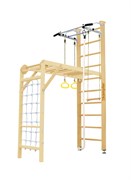 Шведская стенка Kampfer Union Ceiling [№1 Натуральный Стандарт белый турник] 15590