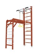 Шведская стенка Kampfer Union Ceiling [№4 Вишневый Стандарт белый турник] Union Ceiling-7