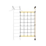 Комплект стойка распорная с канатным лазом ДСКМ-1-8.02-45 [белый антик золото] ДСКМ-1-8.02-45_белый антик