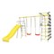 Спортивно-игровой комплекс ROMANA Богатырь MAX Плюс-2 103.12.07-02 серый/желтый с двумя пластиковыми качелями 24277
